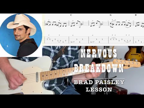Brad Paisley The Nervous Breakdown ( TAB BACKING