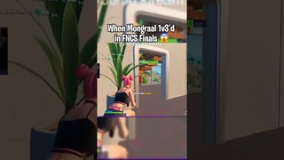 When Mongraal 1v3d in FNCS Finals  #fortnite #mongraal #tfue #shorts #clix #sommerset #fncs