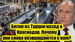 Бегом из Турции назад в Краснодар. Почему они снова возвращаются к нам