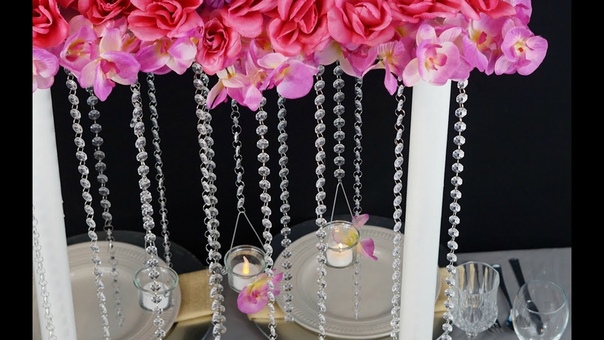 Flower Tower Wedding Centerpiece, DIY, How to Create this Flower Tower Wedding