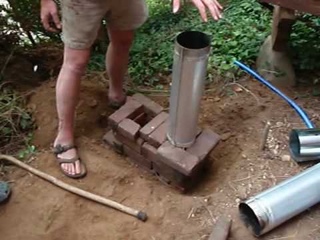 greenhouse construction + rocket mass heater how to tutorial