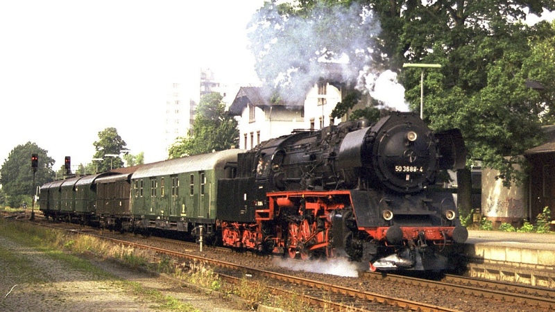 DB Nostalgiefahrten 1997 Hein Lüttenborg mit 50 3688 Hamburg