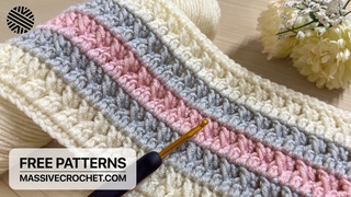 EXCEPTIONAL Crochet Pattern for Beginners!  SUPER EASY & FAST Crochet Stitch for Blankets and Bags