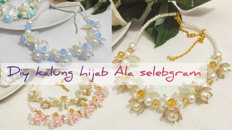 studio vlog, diy kalung hijab ala selebgram, small