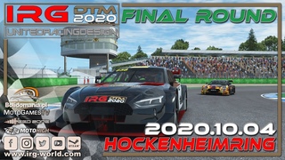 IRG DTM 2020 - FINAL Round 10 - Hockenheimring Race - Livestream