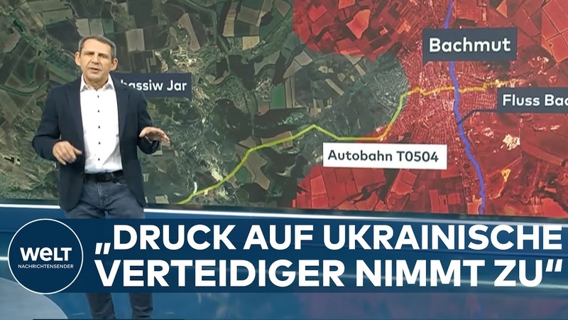 SCHLACHT UM BACHMUT: Gnadenlose Gefechte Ukrainer ziehen sich wohl kämpfend zurück, WELT