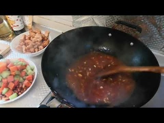 Китайская кухня дома: курица “Гунбао“