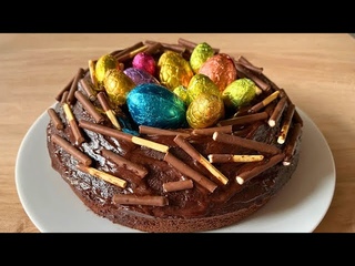Пасхальный кекс. Кекс Птичье гнездо  Пасхальная выпечка / Easter cake