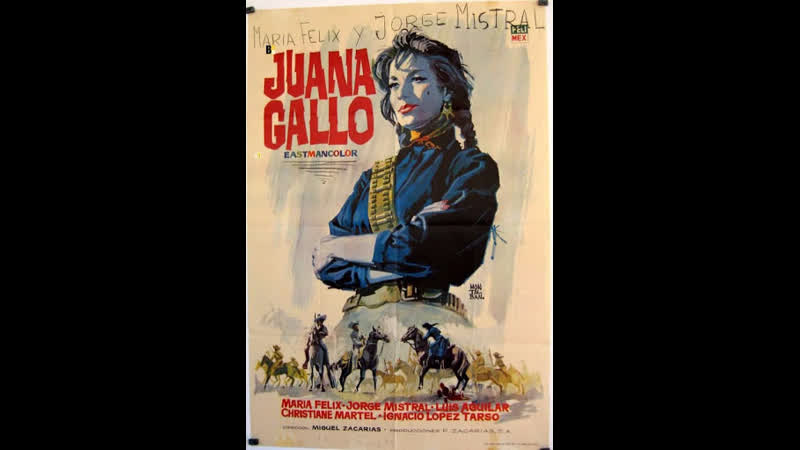 JUANA Gallo A Guerrilheira 1961 Western ( Idioma