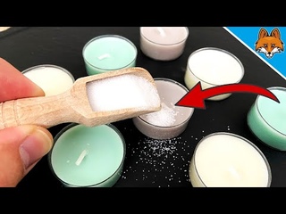 Kippe DAS in deine Kerzen und STAUNE WAS PASSIERT 💥 (Genialer Trick) 😱