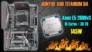 JGINYUE X99 TITANIUM D4 - первая китайская материнка для LGA2011-3 с 8 фазами питания  Лучший VRM