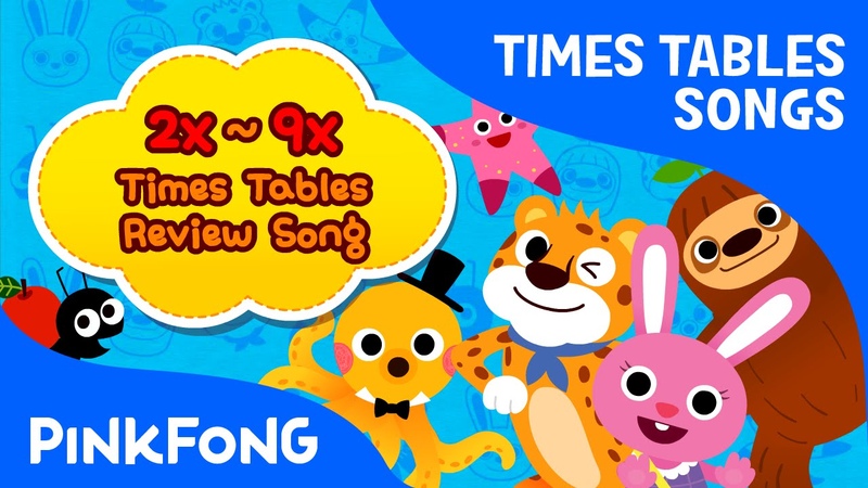 2x 9x Times Tables Review Song, Times Tables Songs, PINKFONG Songs for