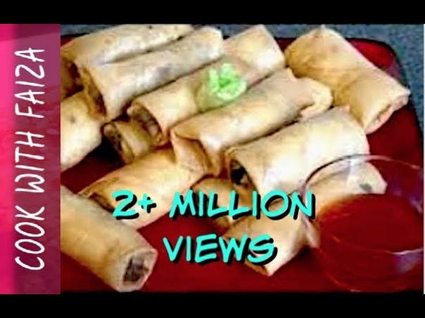 CHICKEN SPRING ROLL COOK WITH