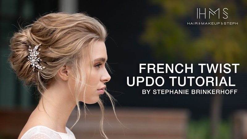 French Twist Updo Tutorial by Stephanie Brinkerhoff, Kenra