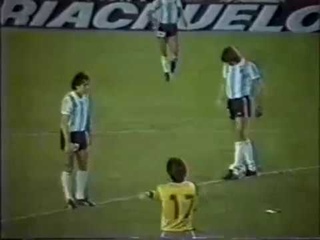 COPA AMERICA 1983   ARGENTINA   X  BRASIL   (  A QUEDA  DO TABU   DE 13 ANOS  )