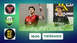 🎥 ELVI florbola līga: FBK Valmiera/Betsafe - Rubene (1/4 F, 4. spēle) ()