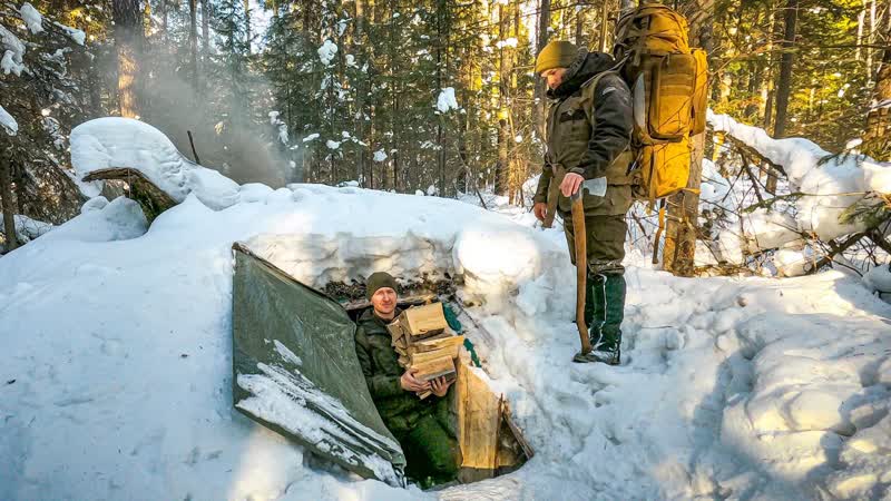 ТОПИМ до +110 ДОМ ПОД ЗЕМЛЕЙ, ДЕЛАЕМ БАНЮ В ЗЕМЛЯНКЕ, ЛЕСНАЯ