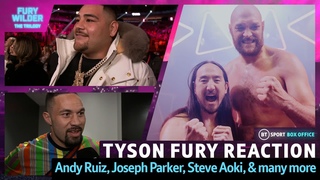 Tyson Fury Reaction: Andy Ruiz, Joseph Parker, Steve Aoki, Nate Diaz, Big E, Tommy Fury & Many More