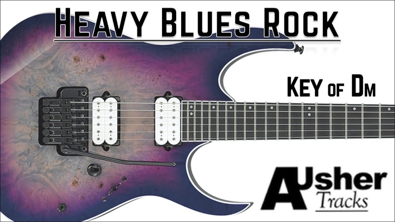 Deep Heavy Blues Rock in D minor, Guitar Backing