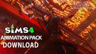 Sims 4 Animation pack Falling | Realistic Animation Pack