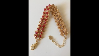 ÇİFT SIRA KRİSTALLİ BİLEKLİK DOUBLEROW BİCONE BRACELET