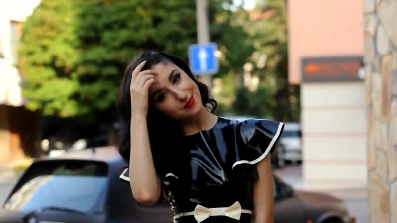 Black Latex Dress in