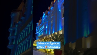 Мияги в Адлере / отель богатырь