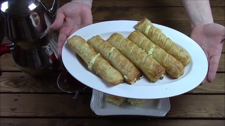 Хрустящие и ОЧЕНЬ сочные ТРУБОЧКИ с сыром (ПО