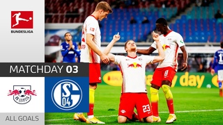 Leipzig Ranks 1st | RB Leipzig - FC Schalke 04 | 4-0 | All Goals | Matchday 3  Bundesliga 2020/21