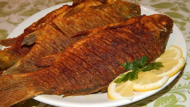 Жареный карась без костей, это просто и очень