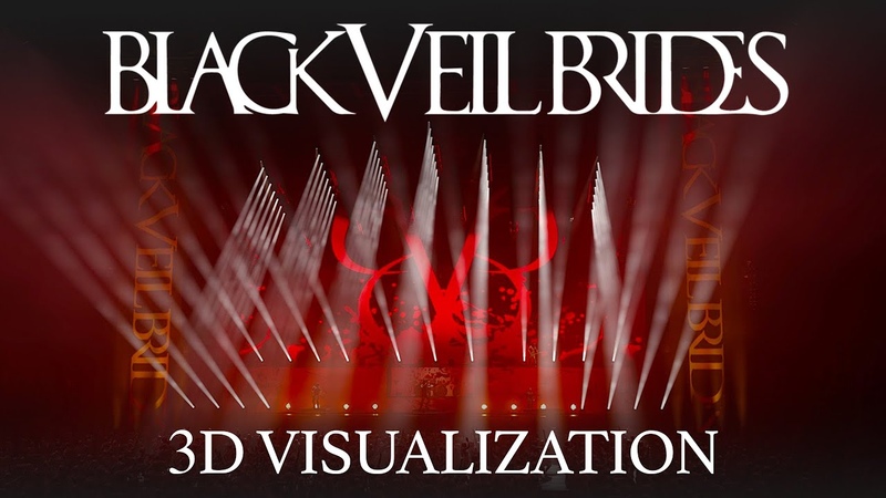 Black Veil Brides Lighting design ( Grand MA2 +