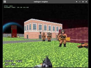 Swinger Engine - 3d stereo sound [My Raycasting Engine] (Java) (WIP 210627) [LISTEN IN HEADPHONES]