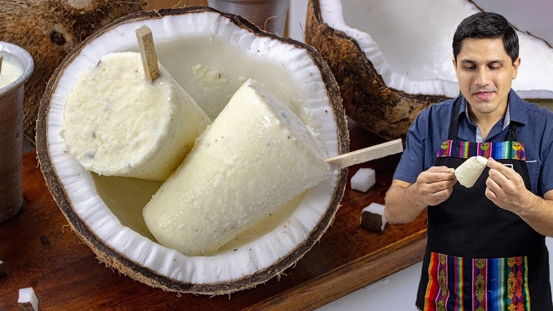 Helados de Coco super CREMOSOS,