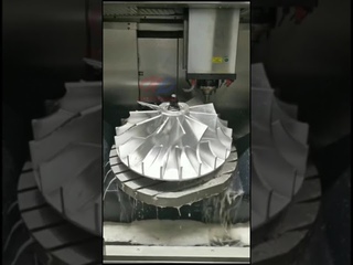 Large Impeller Machining - Precision CNC Work by KD Hardware #advancedmachining