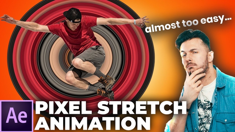 Pixel Stretch Effect Easy Animation ( After Effects