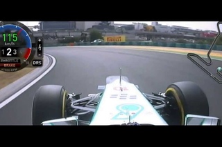 F1 2013 Hungarian GP Lewis Hamilton Onboard [FOM] HD