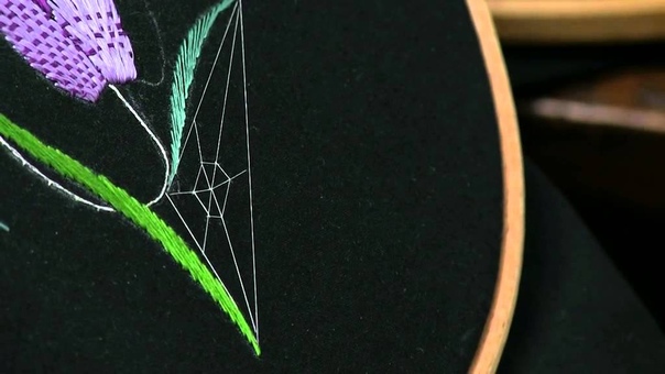 Spiders web technique by Helen M