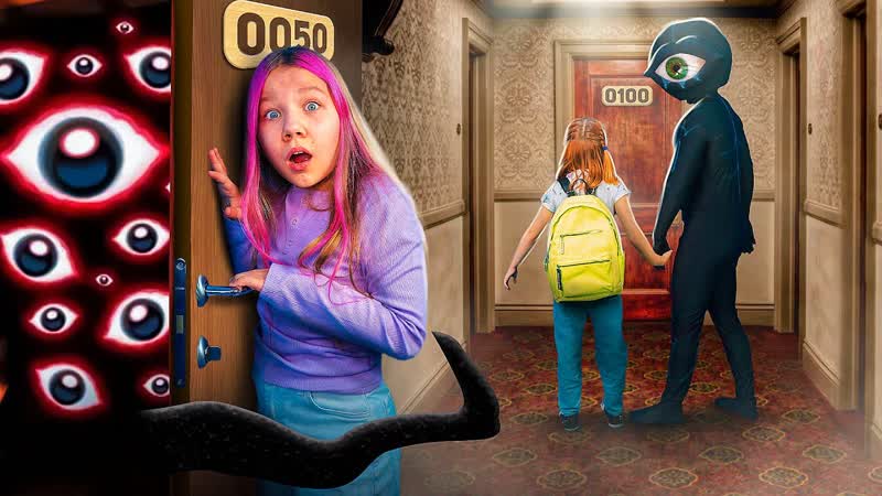DOORS РОБЛОКС в РЕАЛЬНОЙ ЖИЗНИ МЛАДШУЮ СЕСТРУ ПОХИТИЛА игра