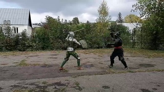 Поединок рыцаря с самураем Часть 1.