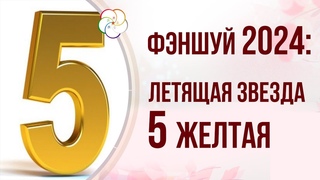 ФЭНШУЙ 2024: Летящая звезда ПЯТЕРКА ЖЕЛТАЯ в 2024. Звезда императора