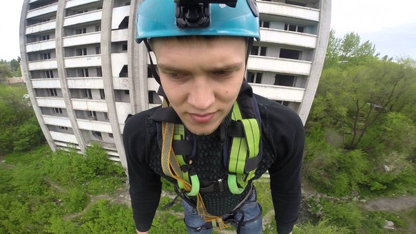 16ти этажка камера шлем видео