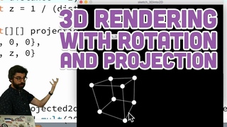 Coding Challenge #112: 3D Rendering with Rotation and Projection