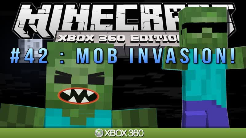 Minecraft Xbox, MOB INVASION , Survival,