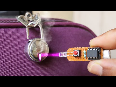 how to make keychain locker using ir sensor at your