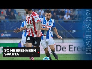 ⚖️ Punt tegen Sparta | Debuut Simon Olsson | Samenvatting sc Heerenveen - Sparta (0-0).