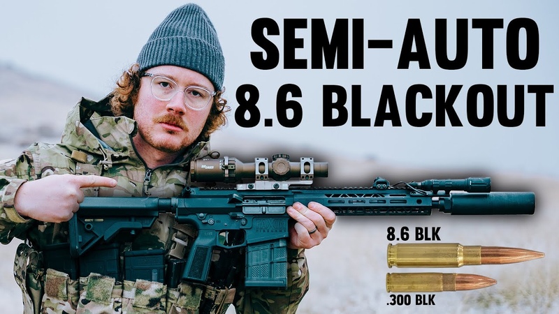 8. 6 Blackout AR 10 An Insanely Satisfying Subsonic round with crazy rotational
