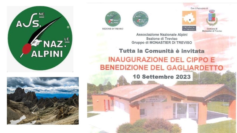 INAUGURAZIONE DEL CIPPO E BENEDIZIONE DEL GAGLIARDETTO Associazione Nazionale Alpini, alpini,
