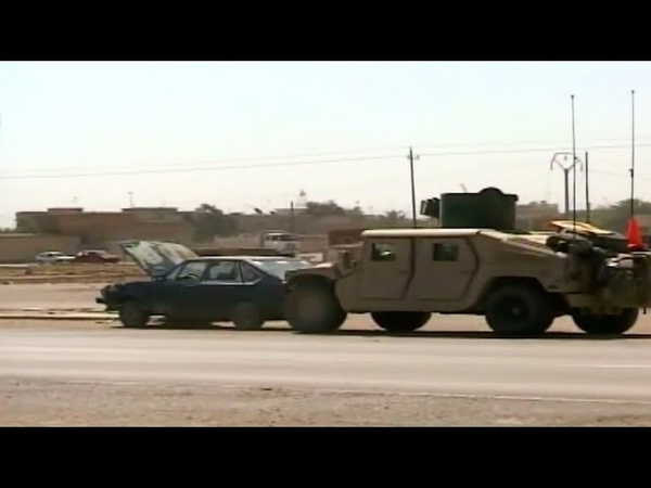 Marines Use Humvee To Push It