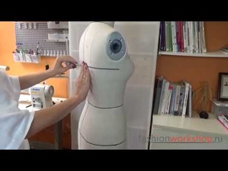 МК по разметке манекена конструктивными линиями