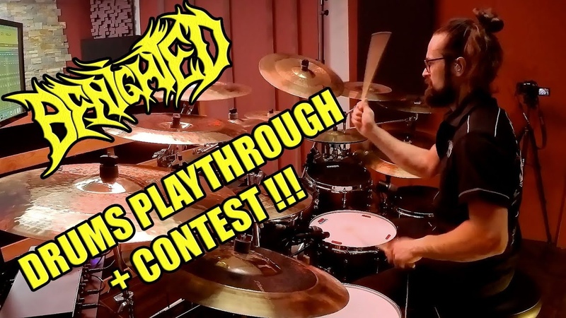 Kevin Paradis Benighted Drum Cover Contest Prizes From T Cymbals ACD